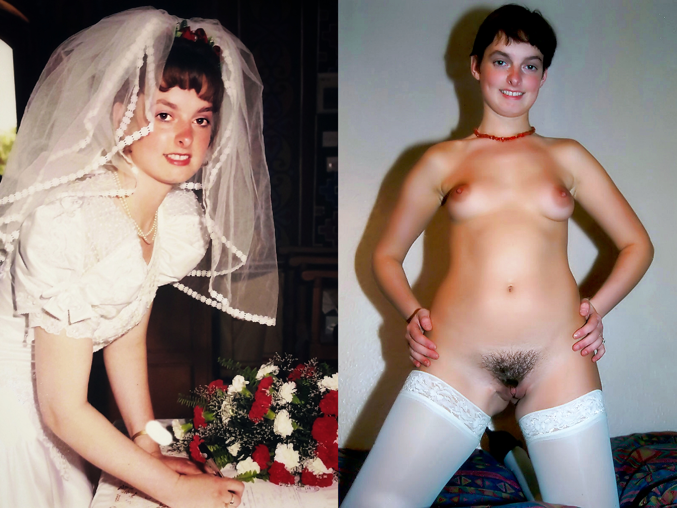 bride dressed and undressed WifeBucket | Before-and-after naked photos from brides of ...