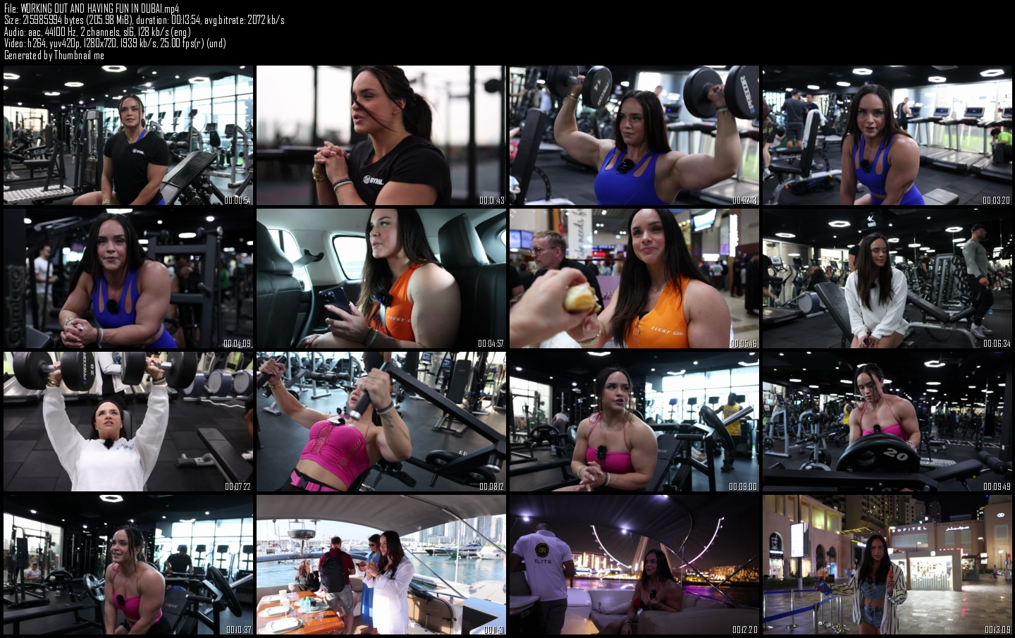 WORKING OUT AND HAVING FUN IN DUBAI