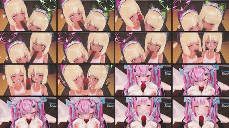 今月の雑記 + メイドモモミドダブルフェラ