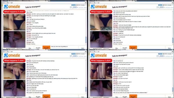 Omegle Hottie Is Obsessed With My Cock Part 2 Of 4