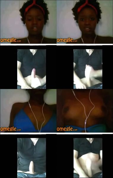 Black 18 Year Old Shows Tits On Omegle And I Cum