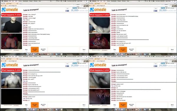 18 Y⁄o Plays With Pussy On Omegle