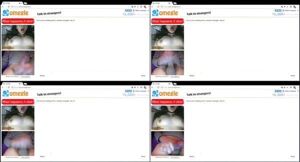 Omegle Girl Has Mouth For Cock And Cum