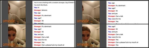 20 Yrs Omegle Skinny Teen Masturbate With Me