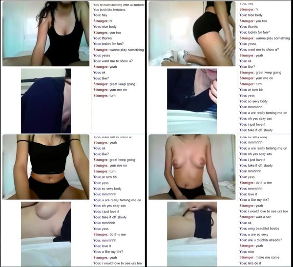 Sexy Lesbian Teases And Show Nice Boobs In Omegle